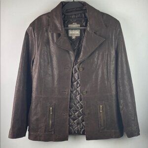 Pacific Trail Women's Dark Brown Leather Jacket Size M